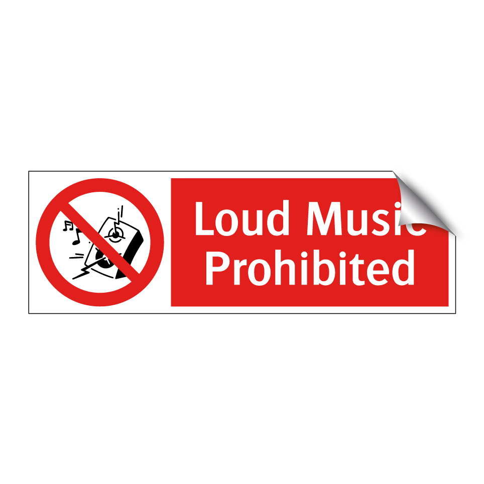Loud Music Prohibited