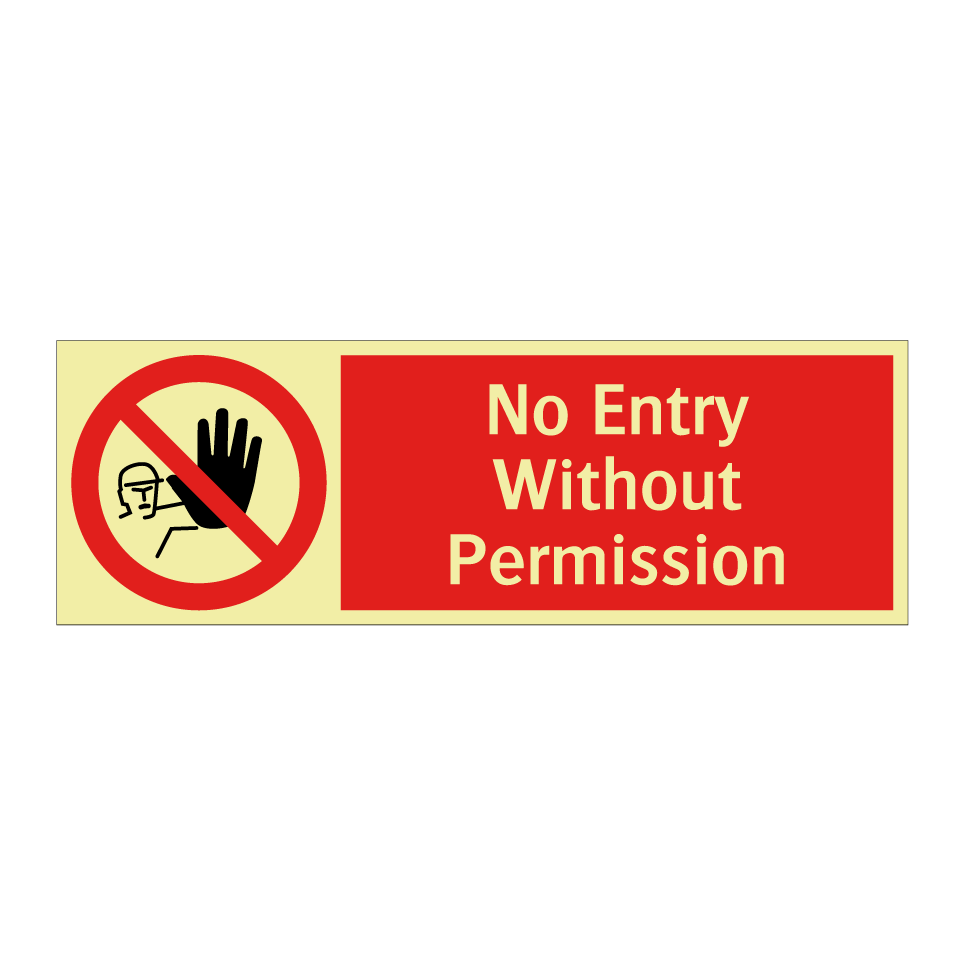 No Entry Without Permission