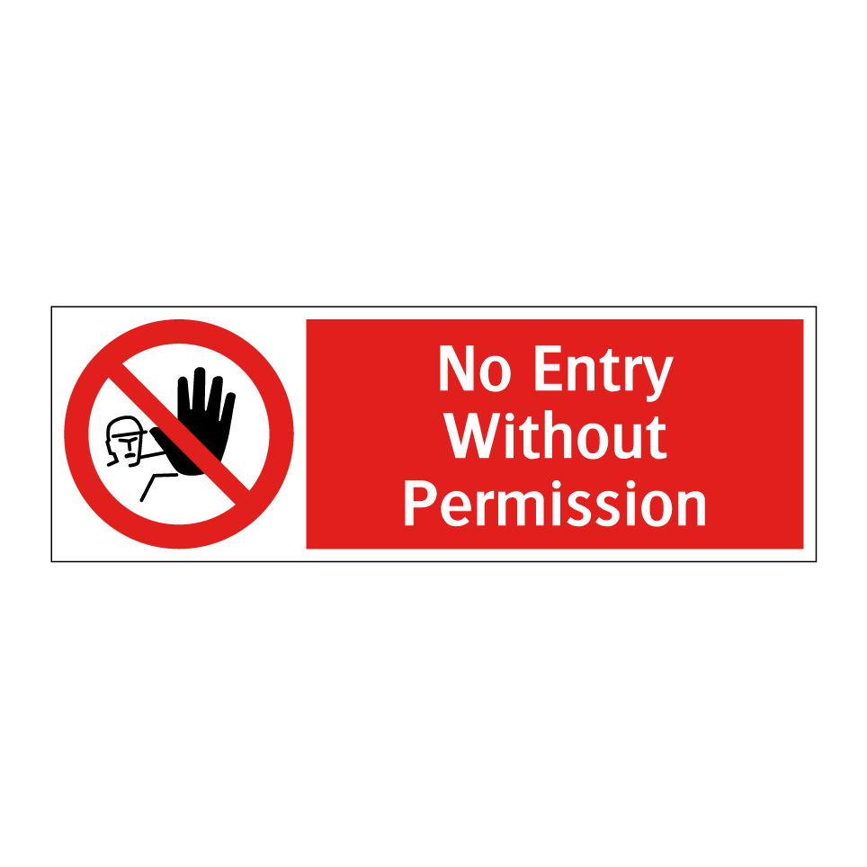 No Entry Without Permission