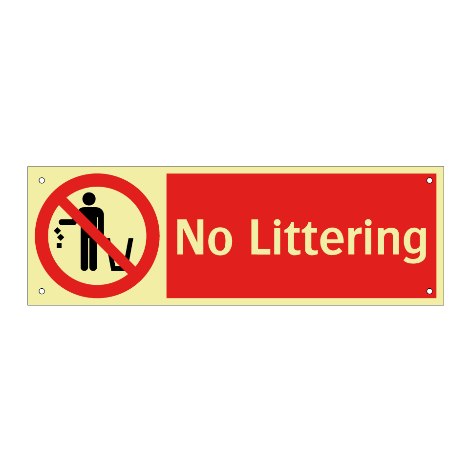 No Littering