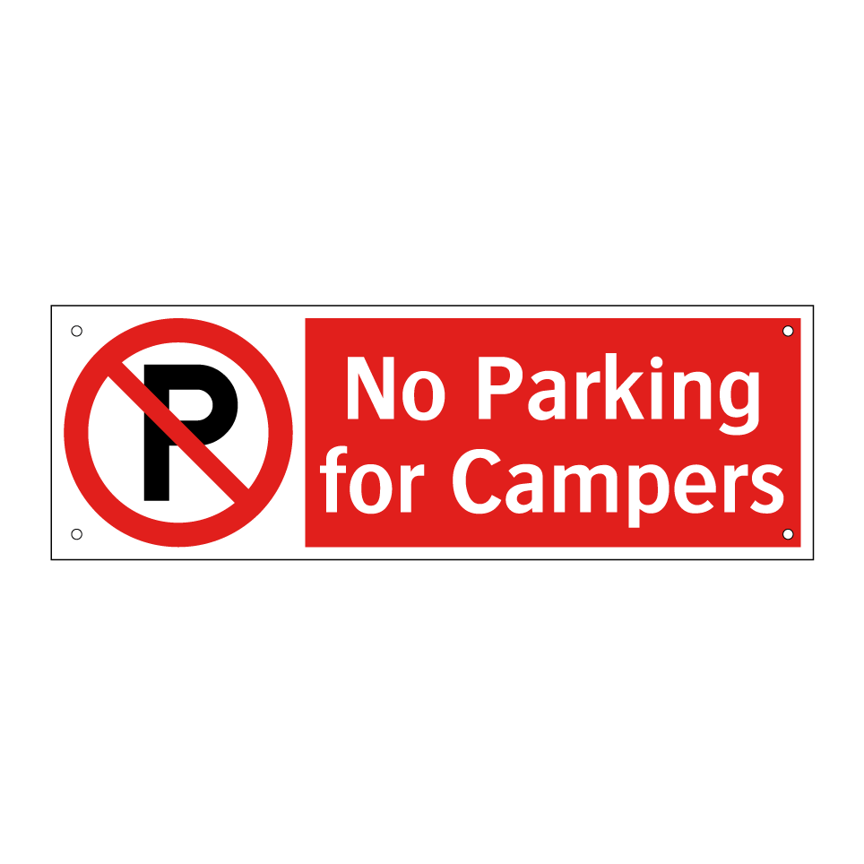 No Parking for Campers