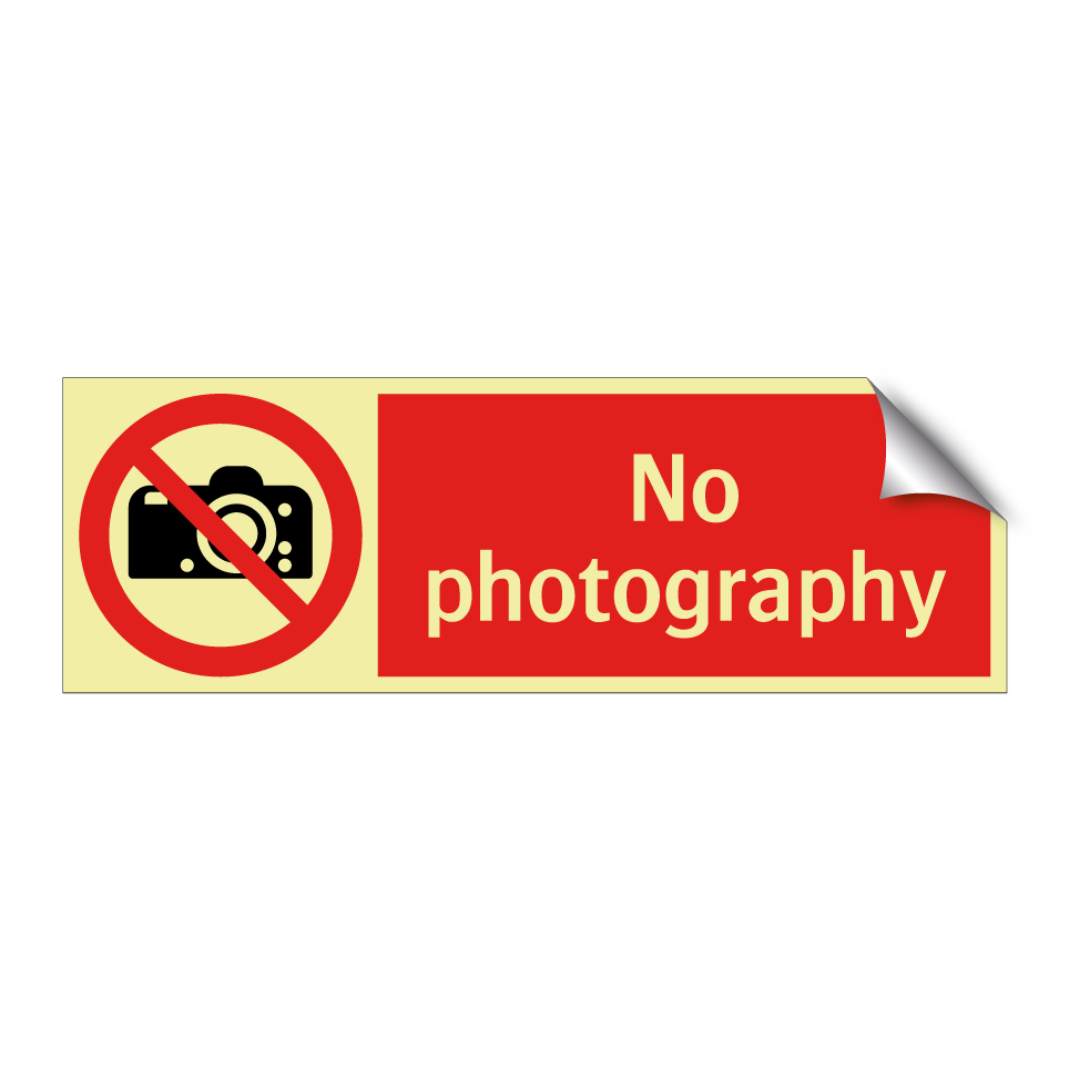No photography
