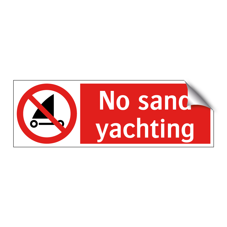 No sand yachting