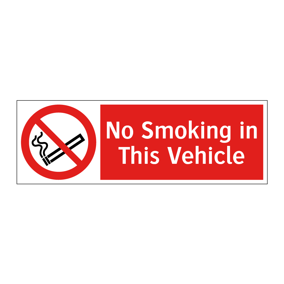 No Smoking in This Vehicle