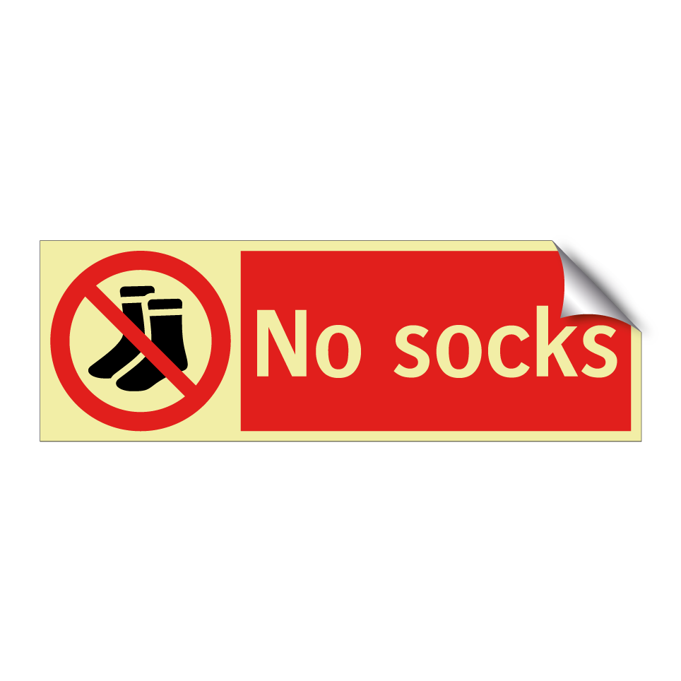 No socks