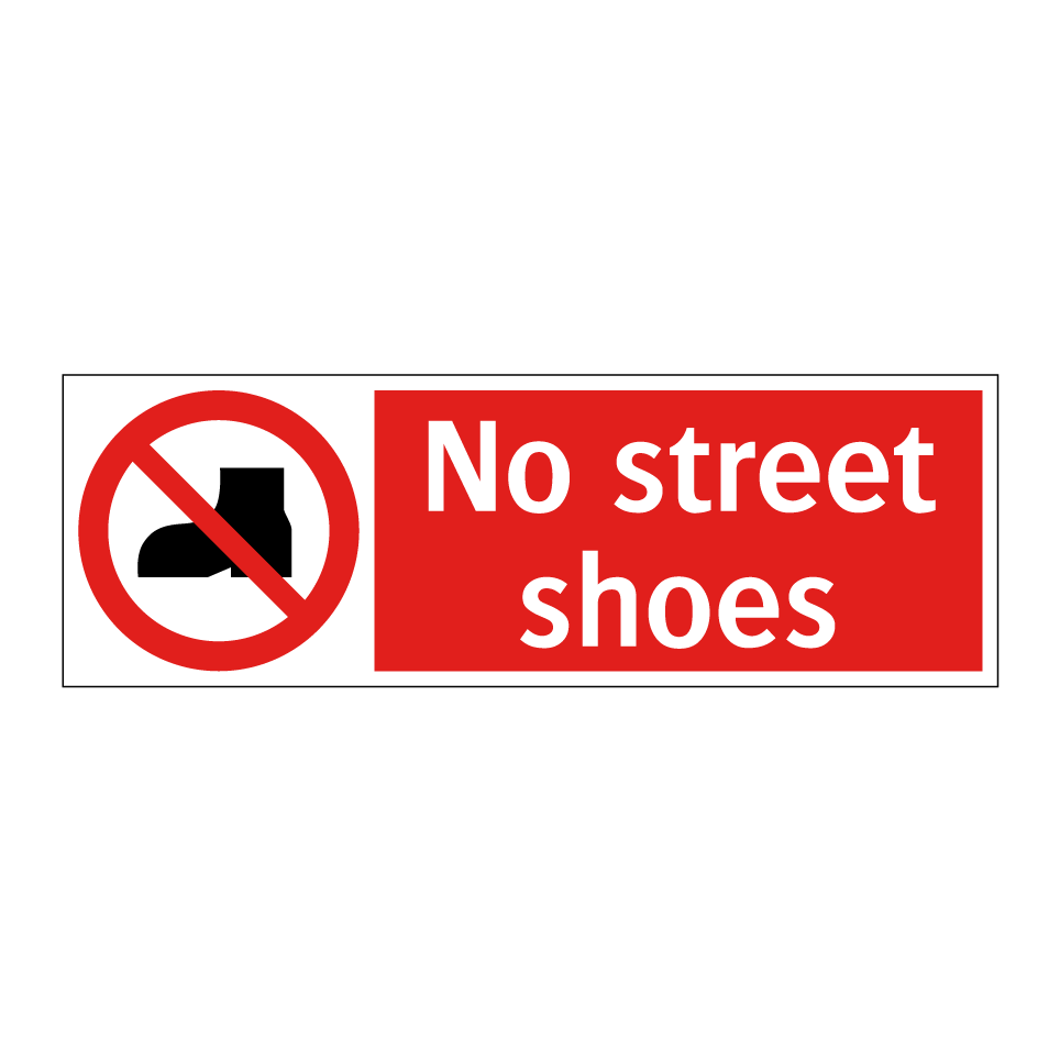 No street shoes