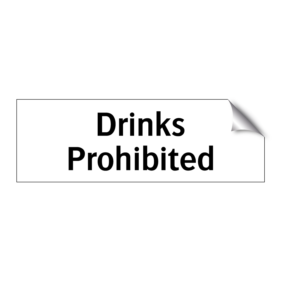 Drinks Prohibited