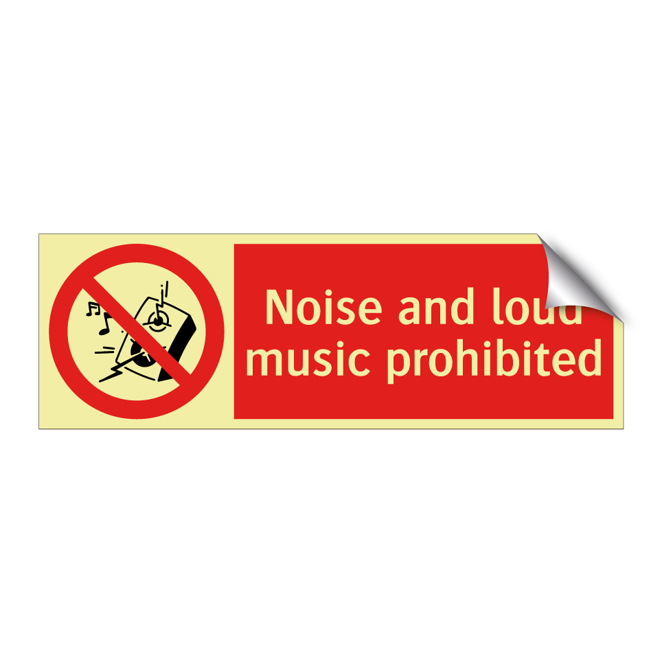 Noise and loud music prohibited