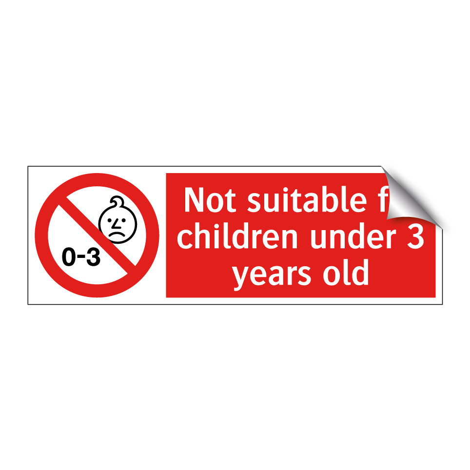 Not suitable for children under 3 years old