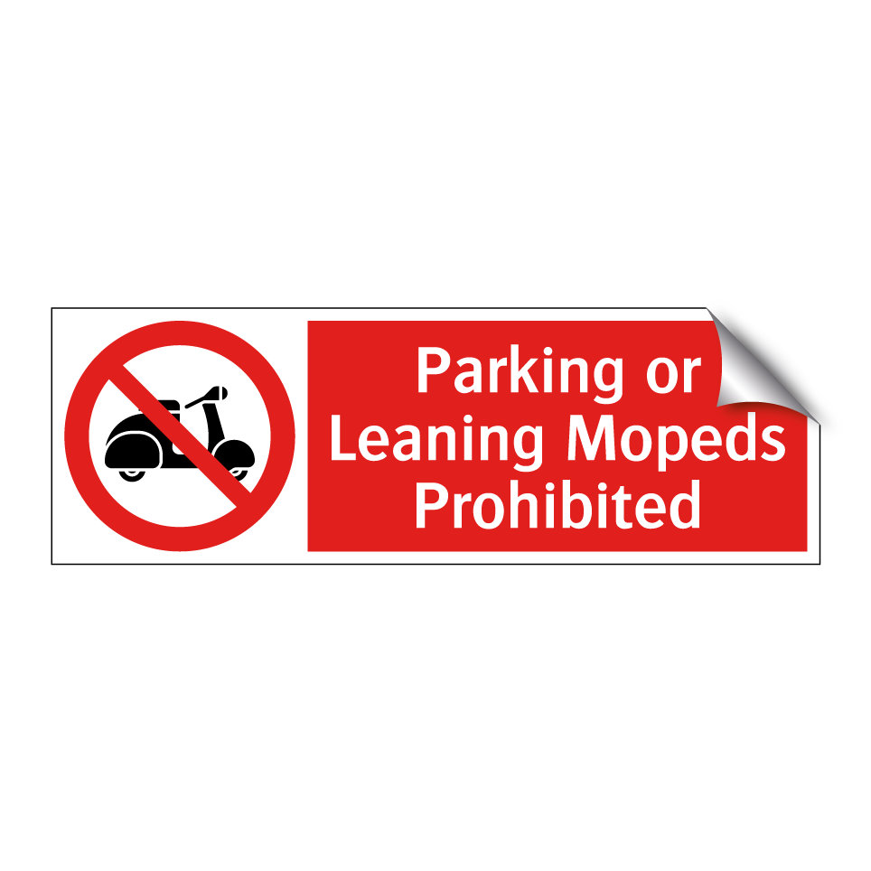 Parking or Leaning Mopeds Prohibited