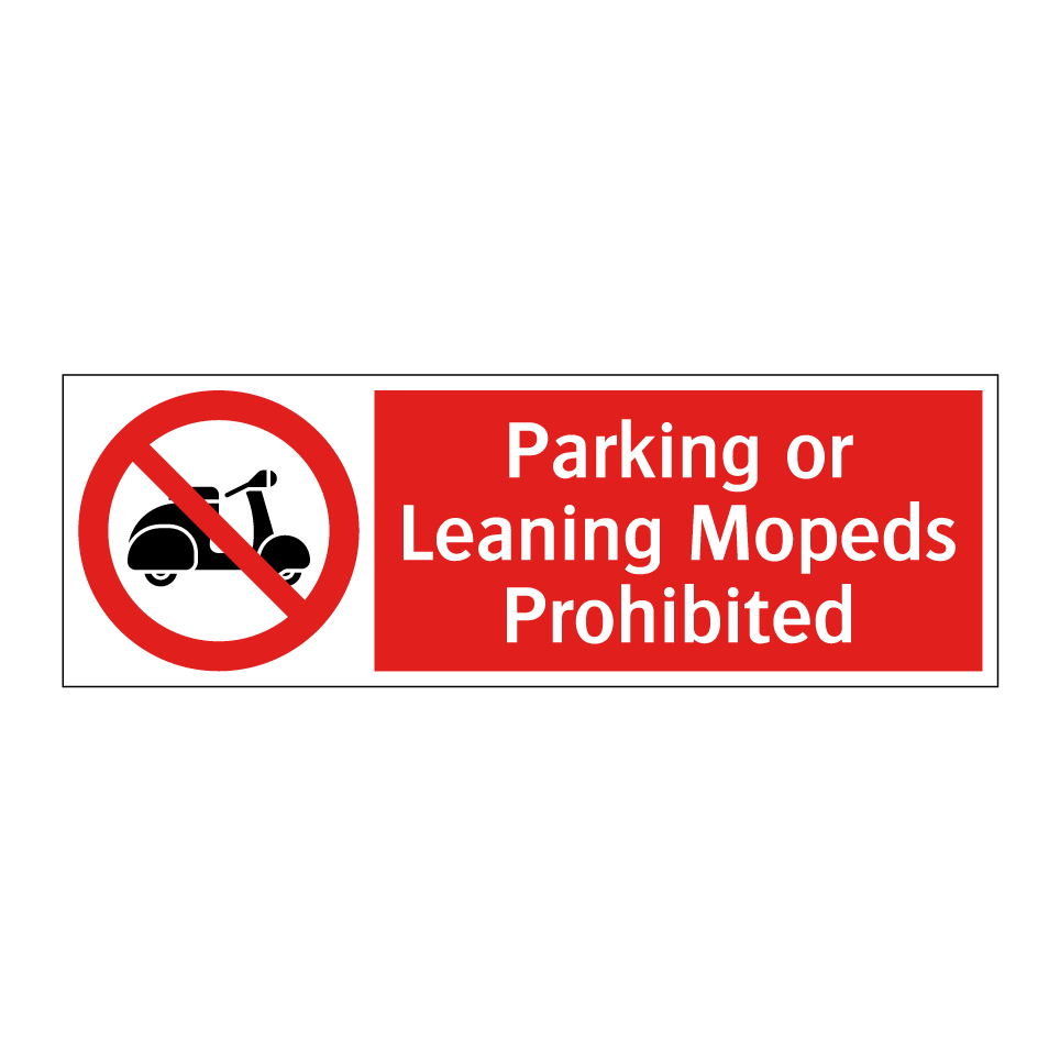 Parking or Leaning Mopeds Prohibited