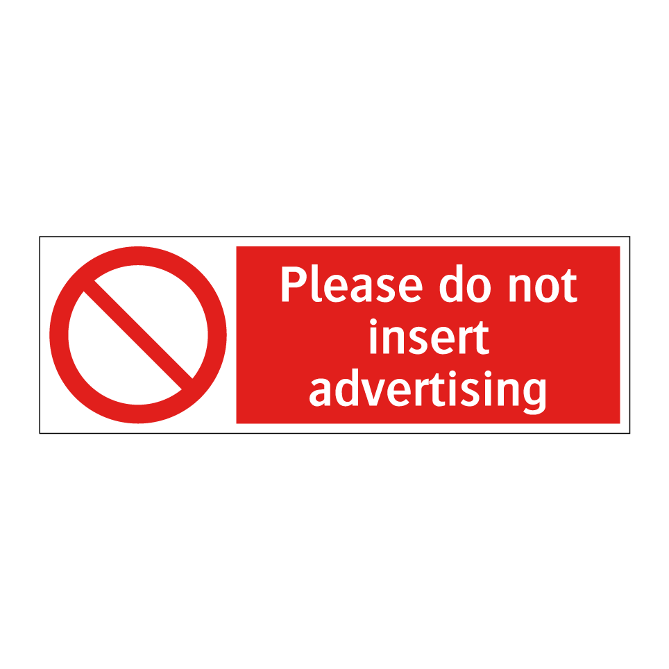 Please do not insert advertising