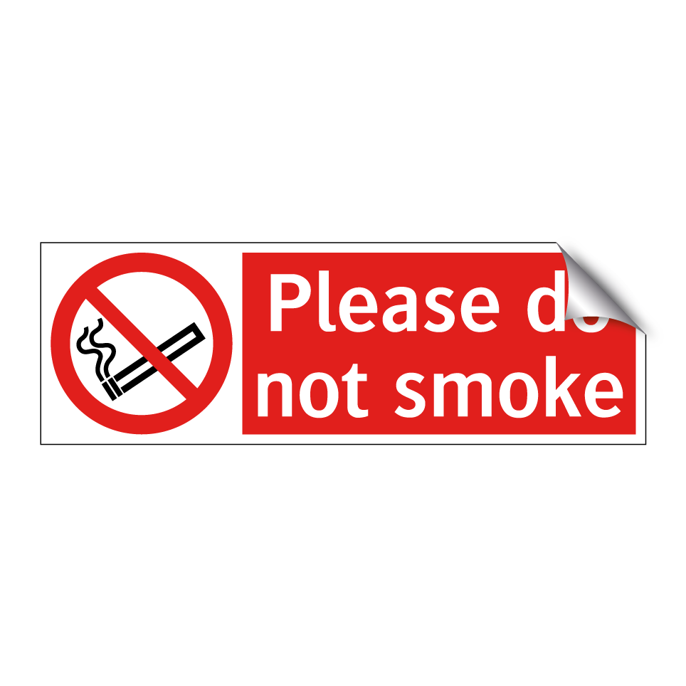 Please do not smoke