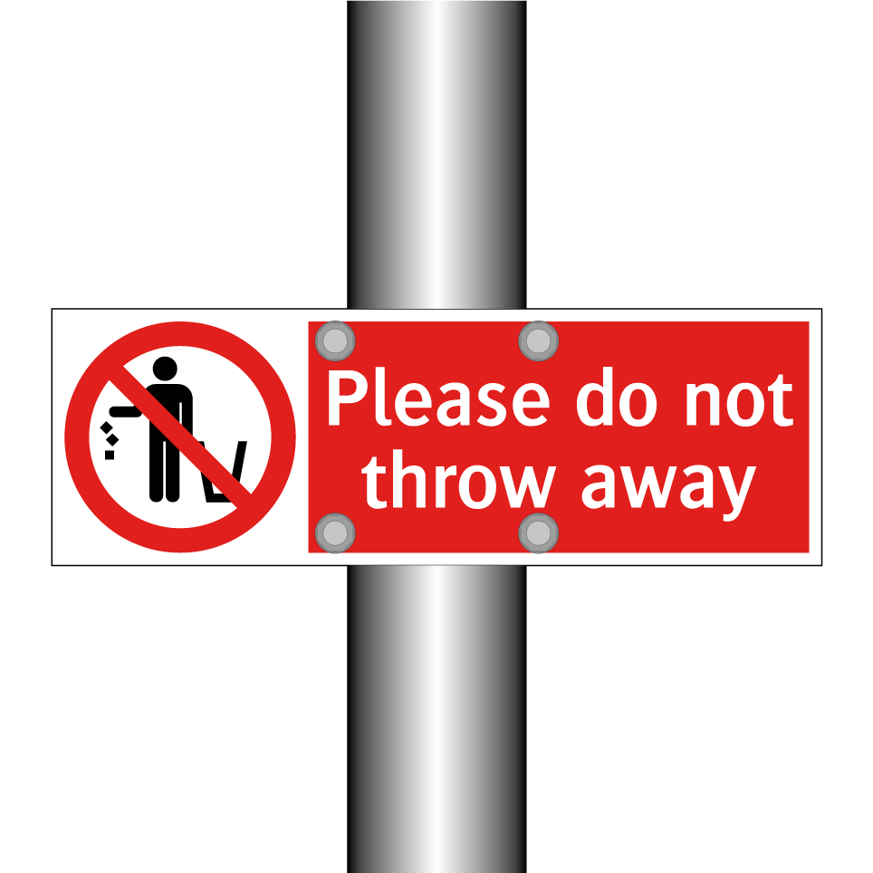 Please do not throw away