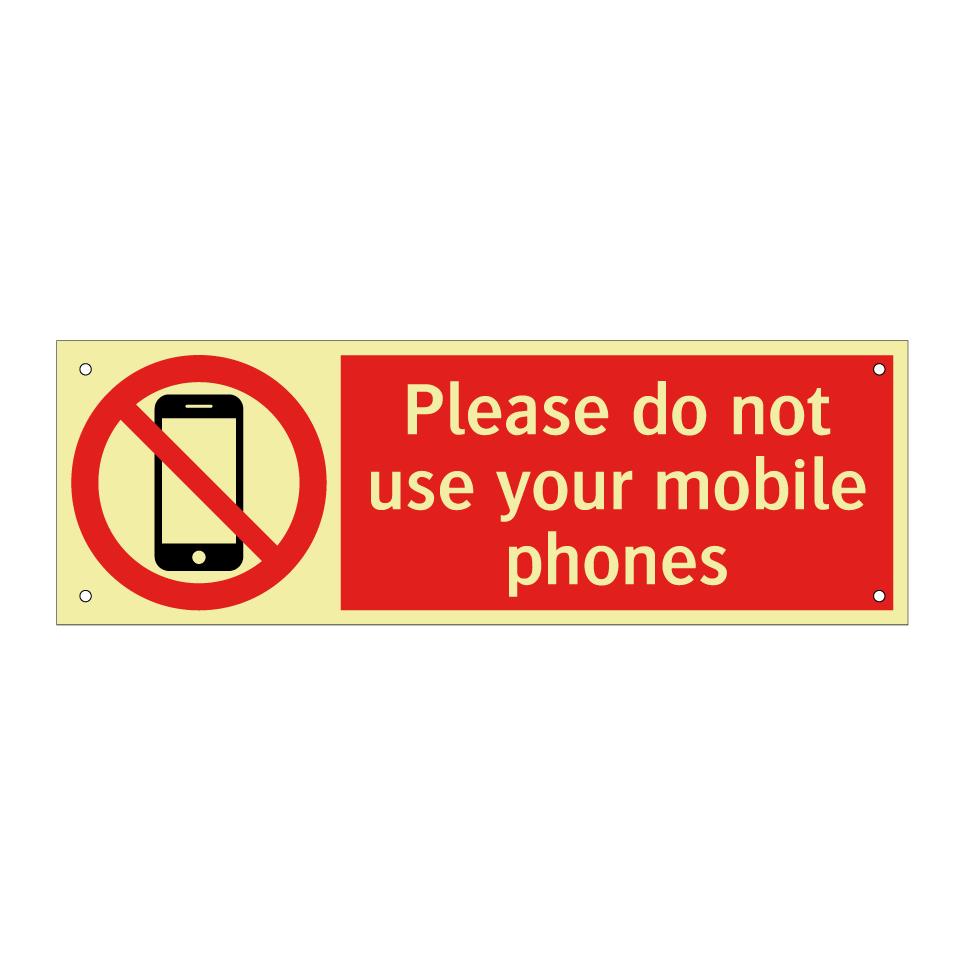 Please do not use your mobile phones