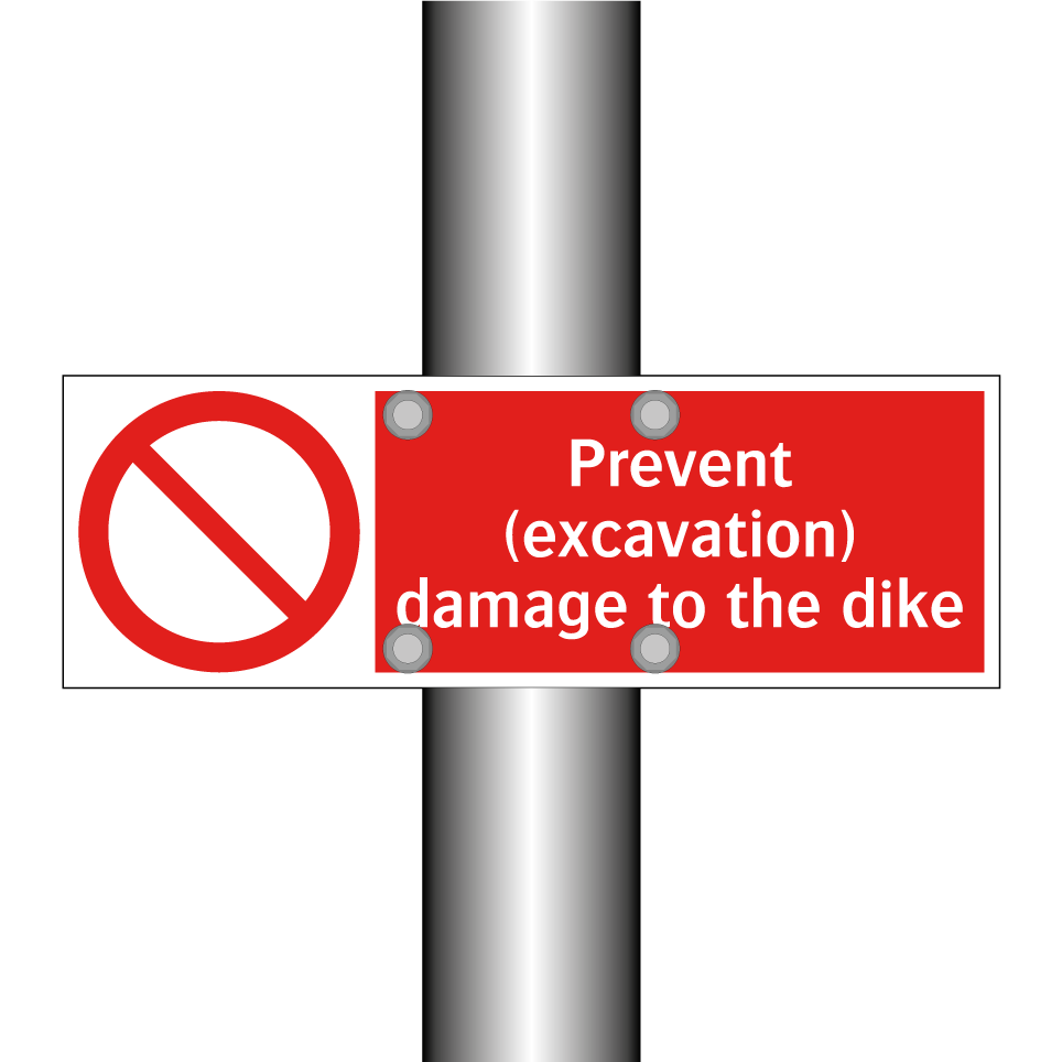 Prevent (excavation) damage to the dike