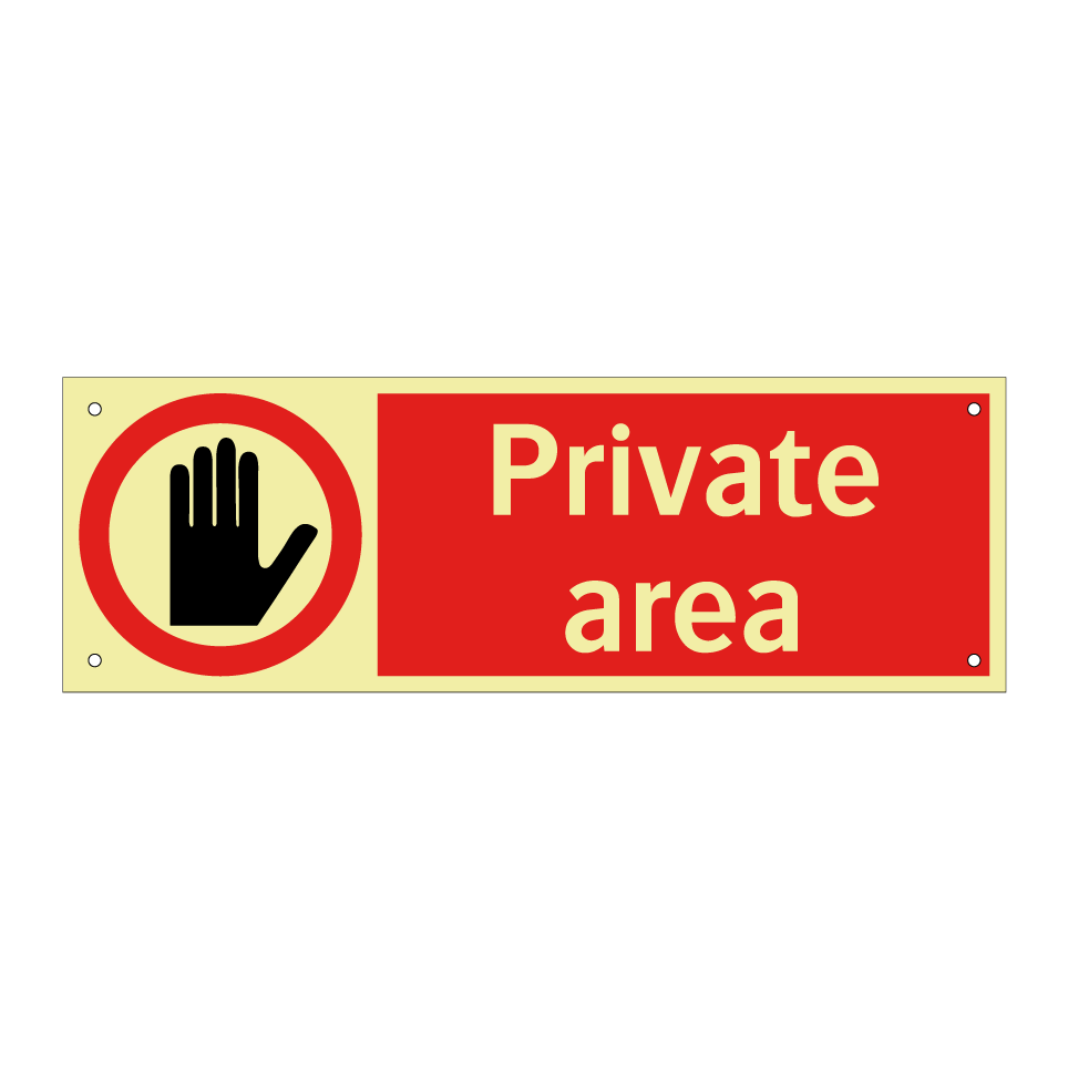 Private area