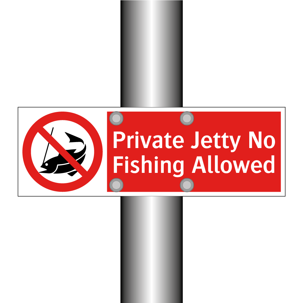 Private Jetty No Fishing Allowed