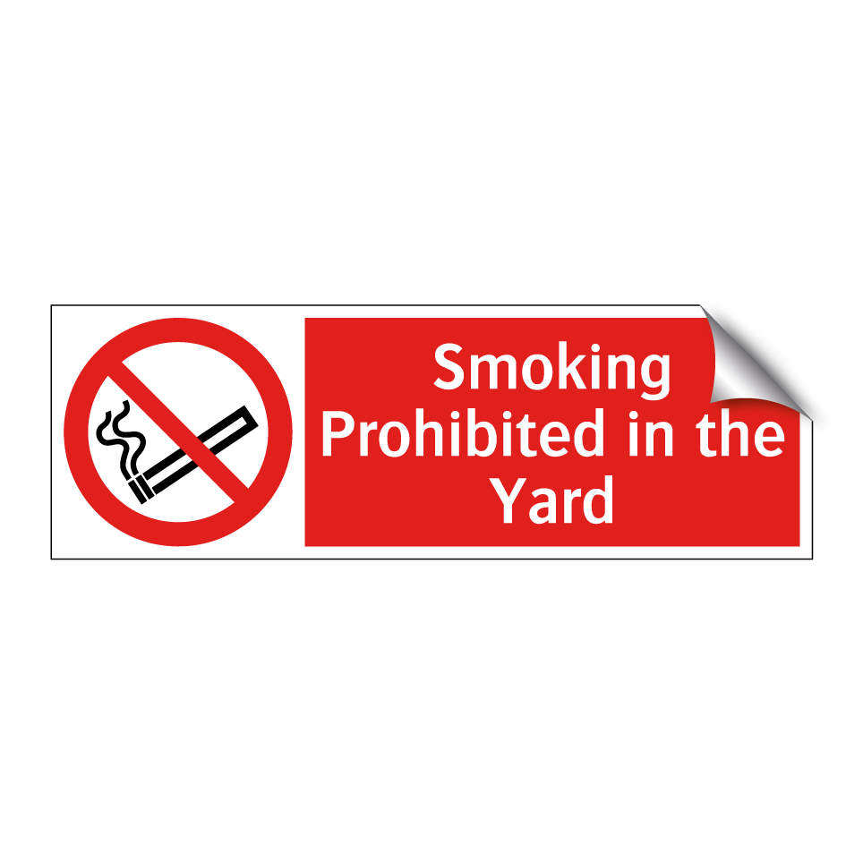 Smoking Prohibited in the Yard