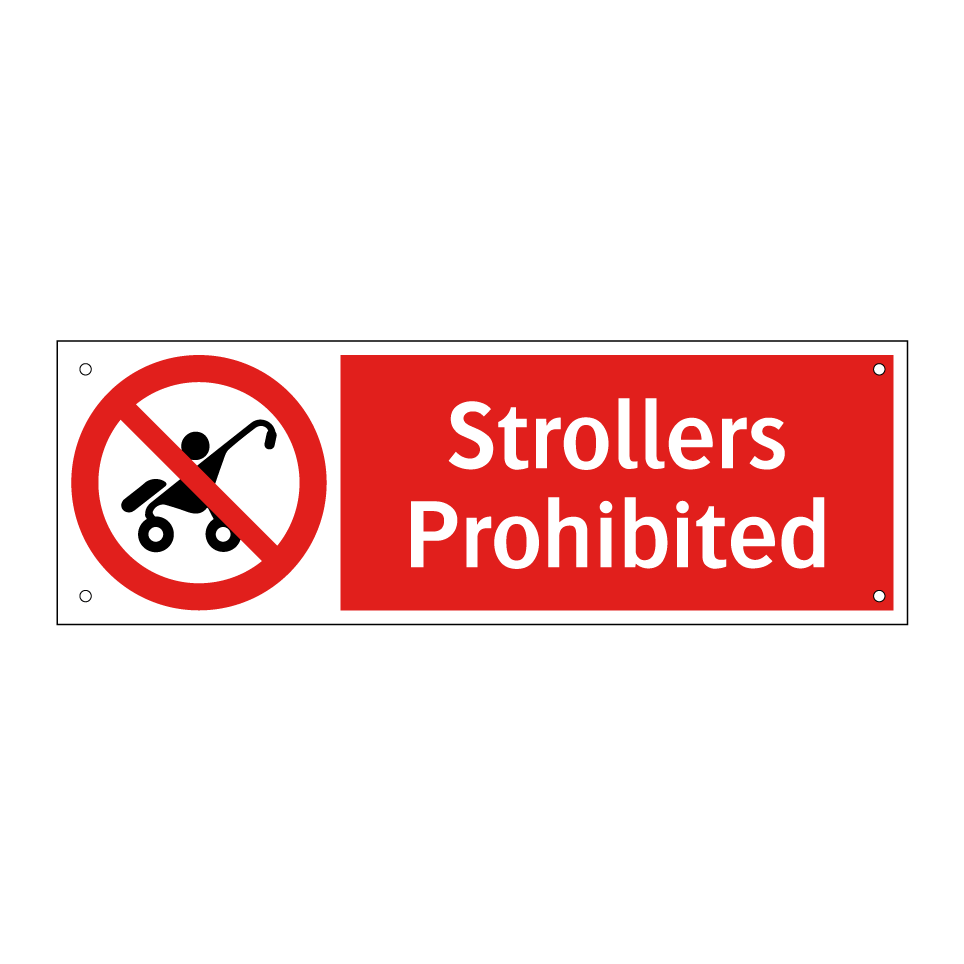Strollers Prohibited