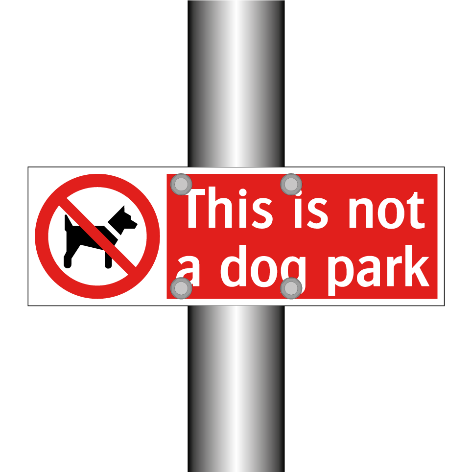 This is not a dog park