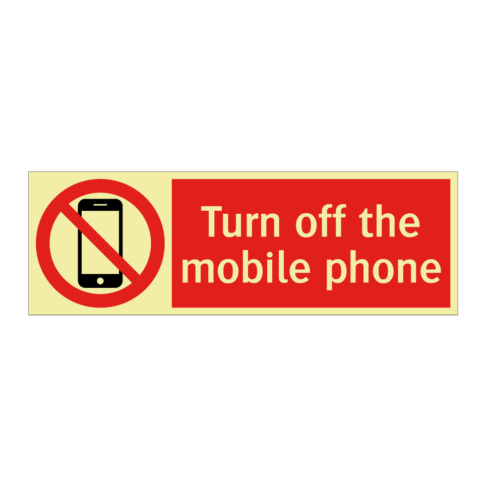 Turn off the mobile phone