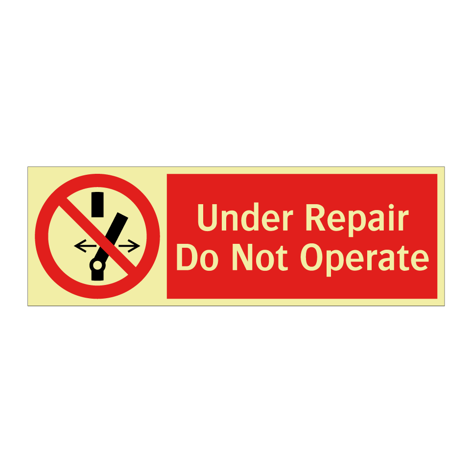Under Repair Do Not Operate