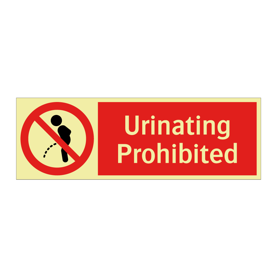 Urinating Prohibited