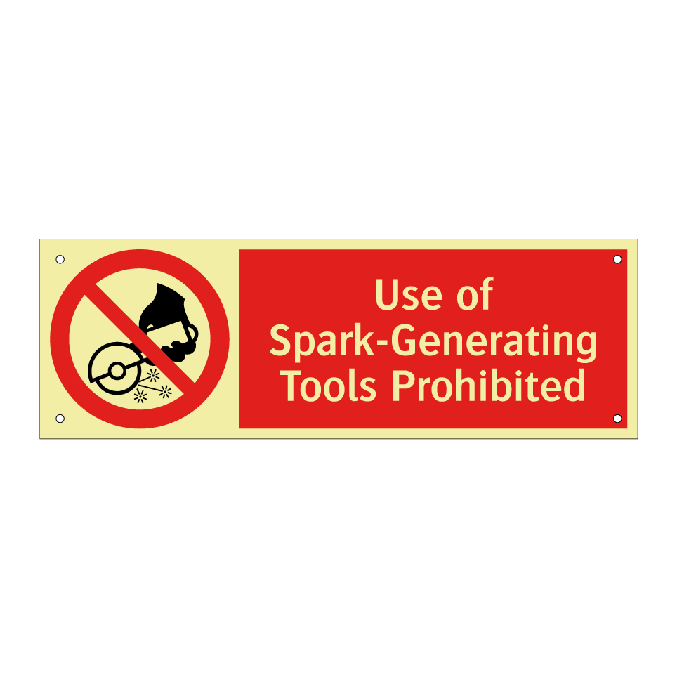 Use of Spark-Generating Tools Prohibited