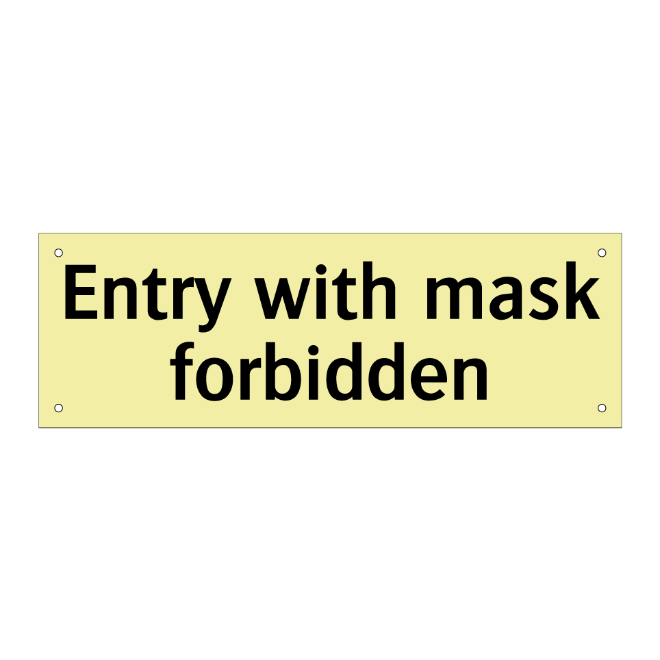 Entry with mask forbidden