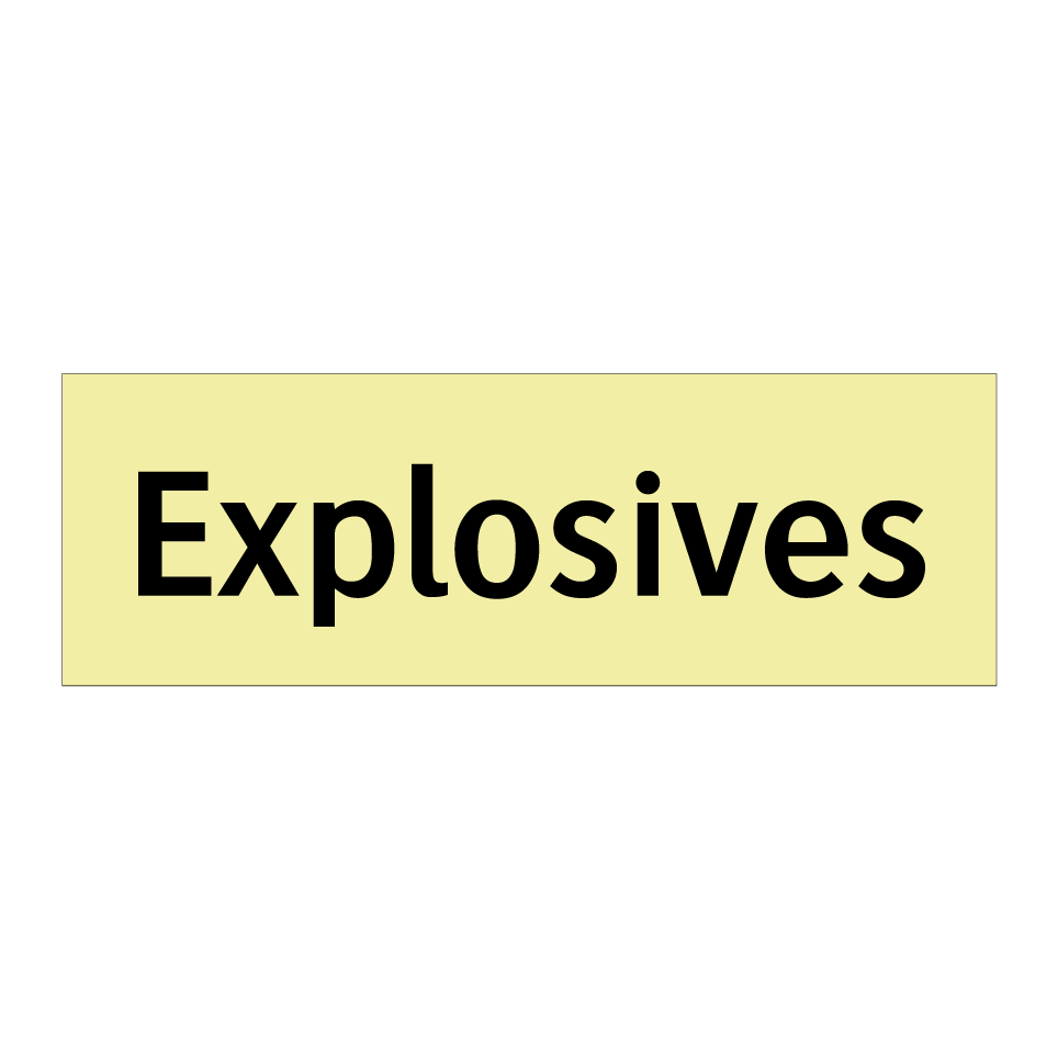 Explosives