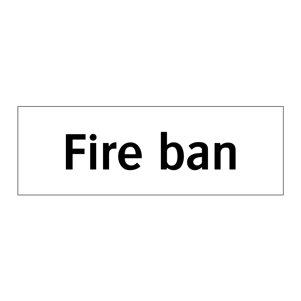 Fire ban