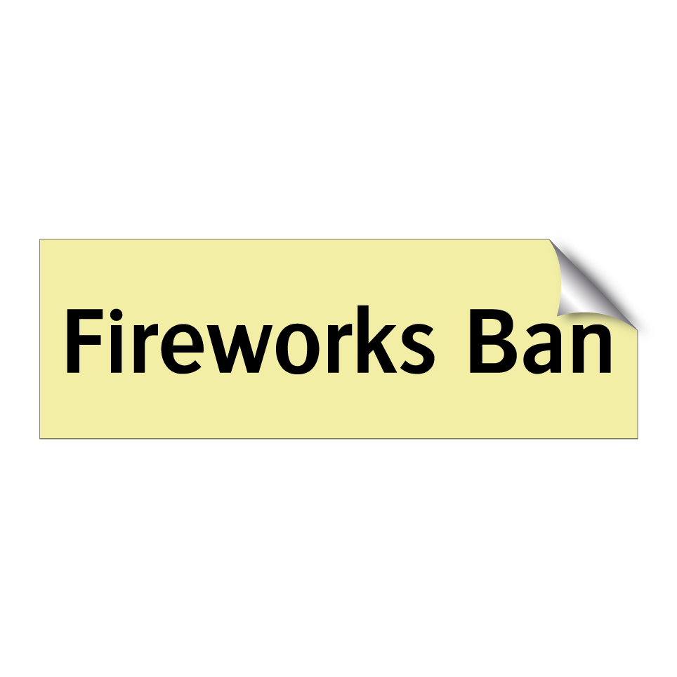 Fireworks Ban