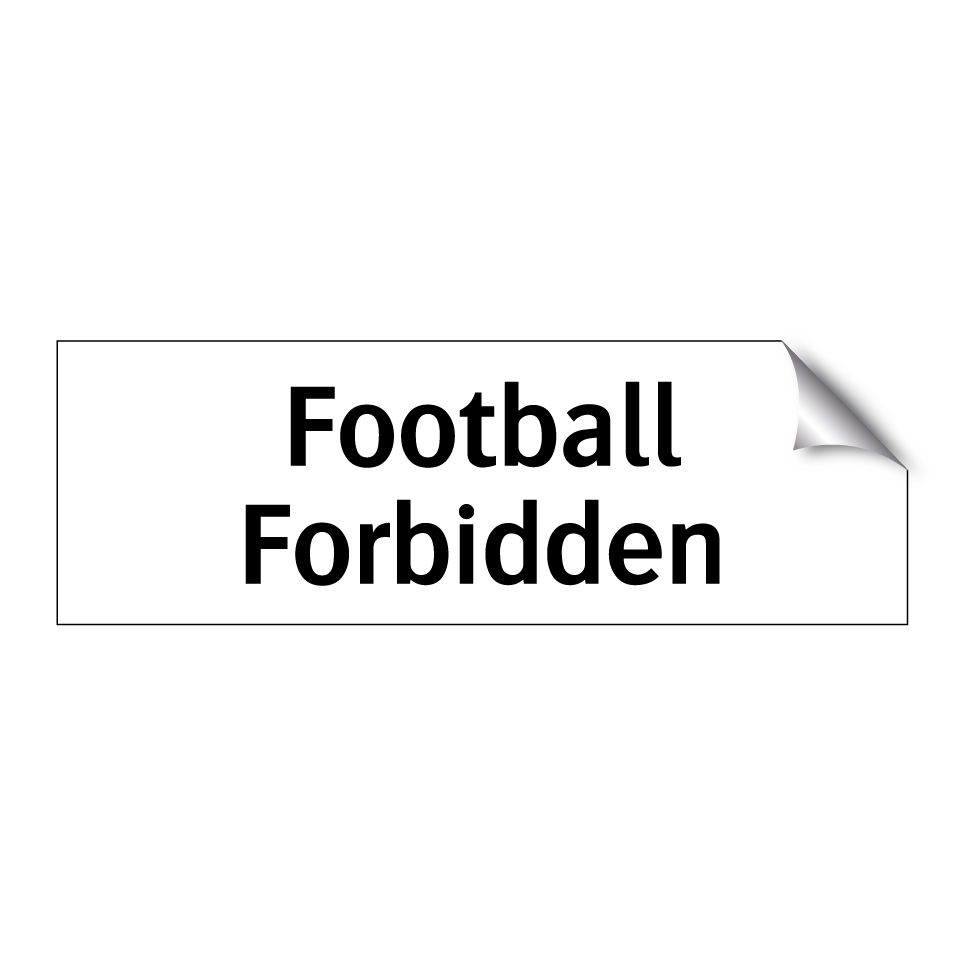 Football Forbidden