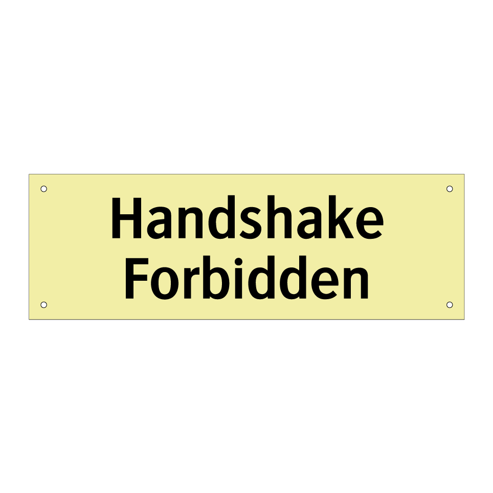 Handshake Forbidden