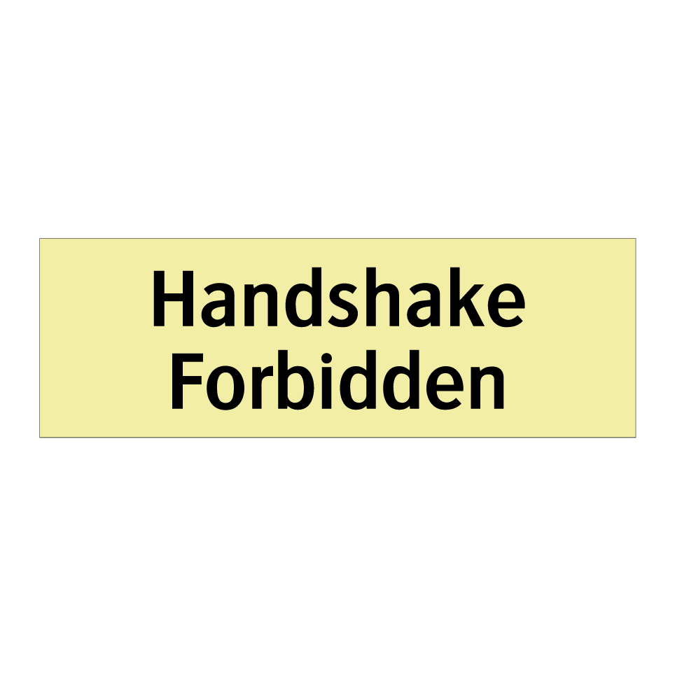 Handshake Forbidden