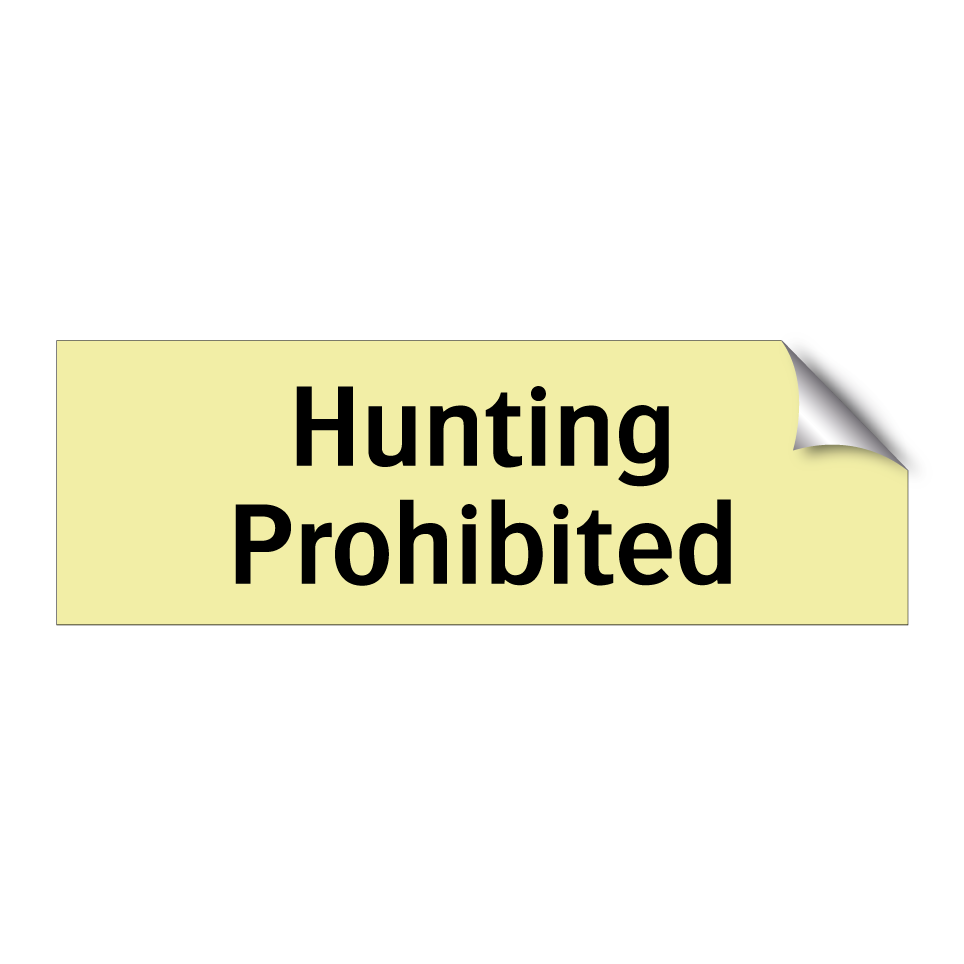 Hunting Prohibited