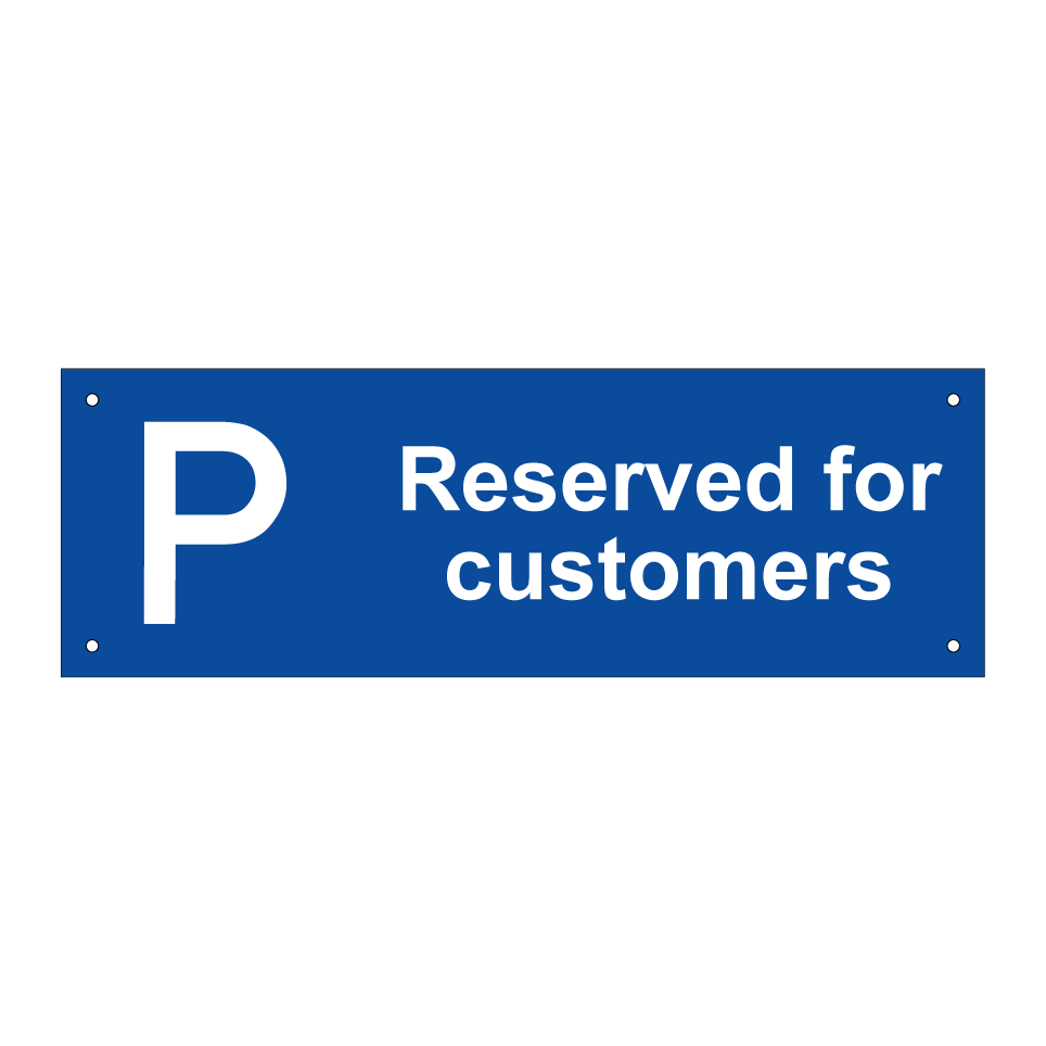 Reserved for customers