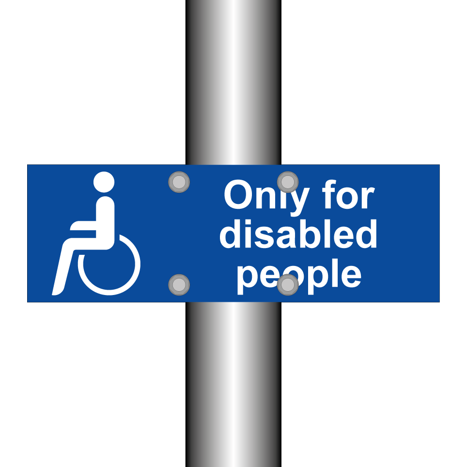 Only for disabled people