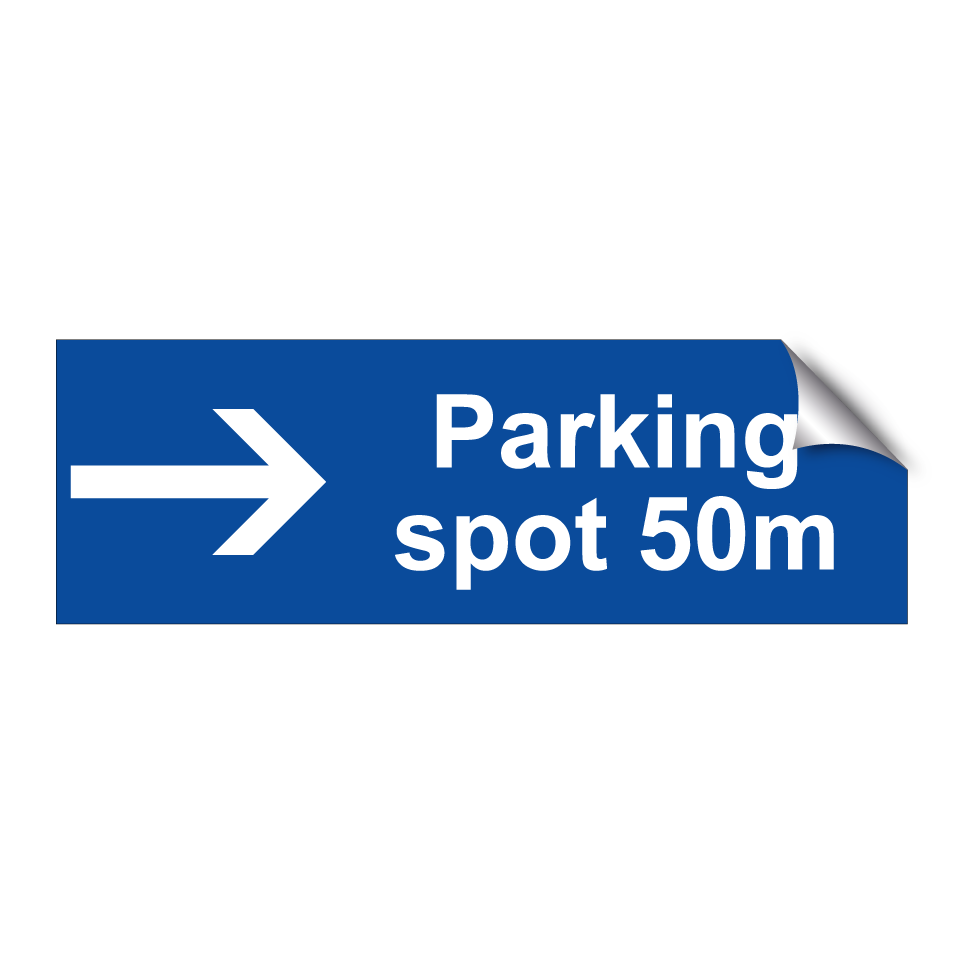Parking spot 50m