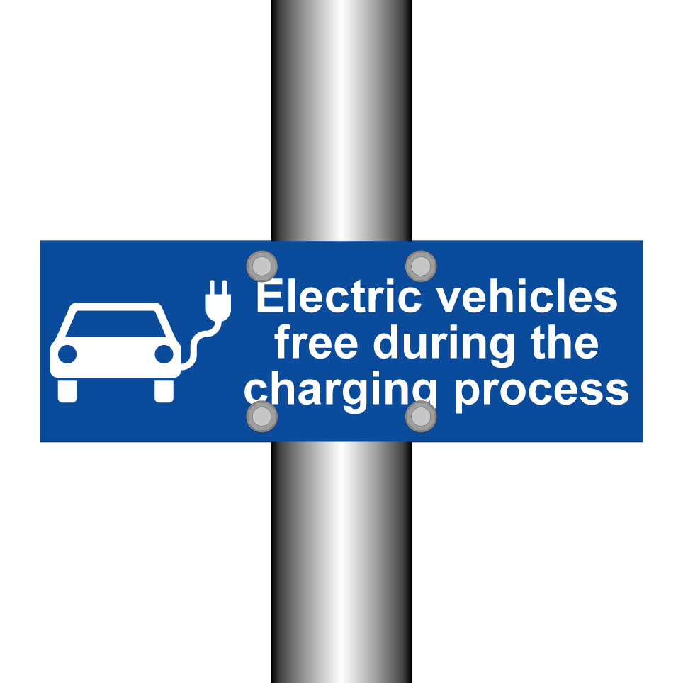 Electric vehicles free during the charging process