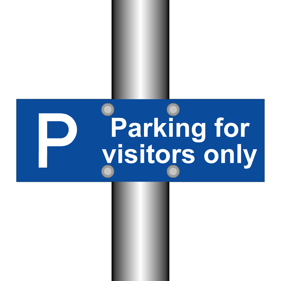 Parking for visitors only