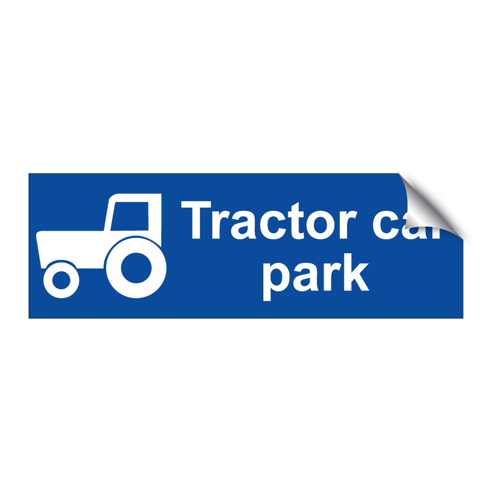 Tractor car park