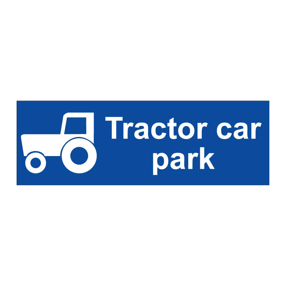 Tractor car park