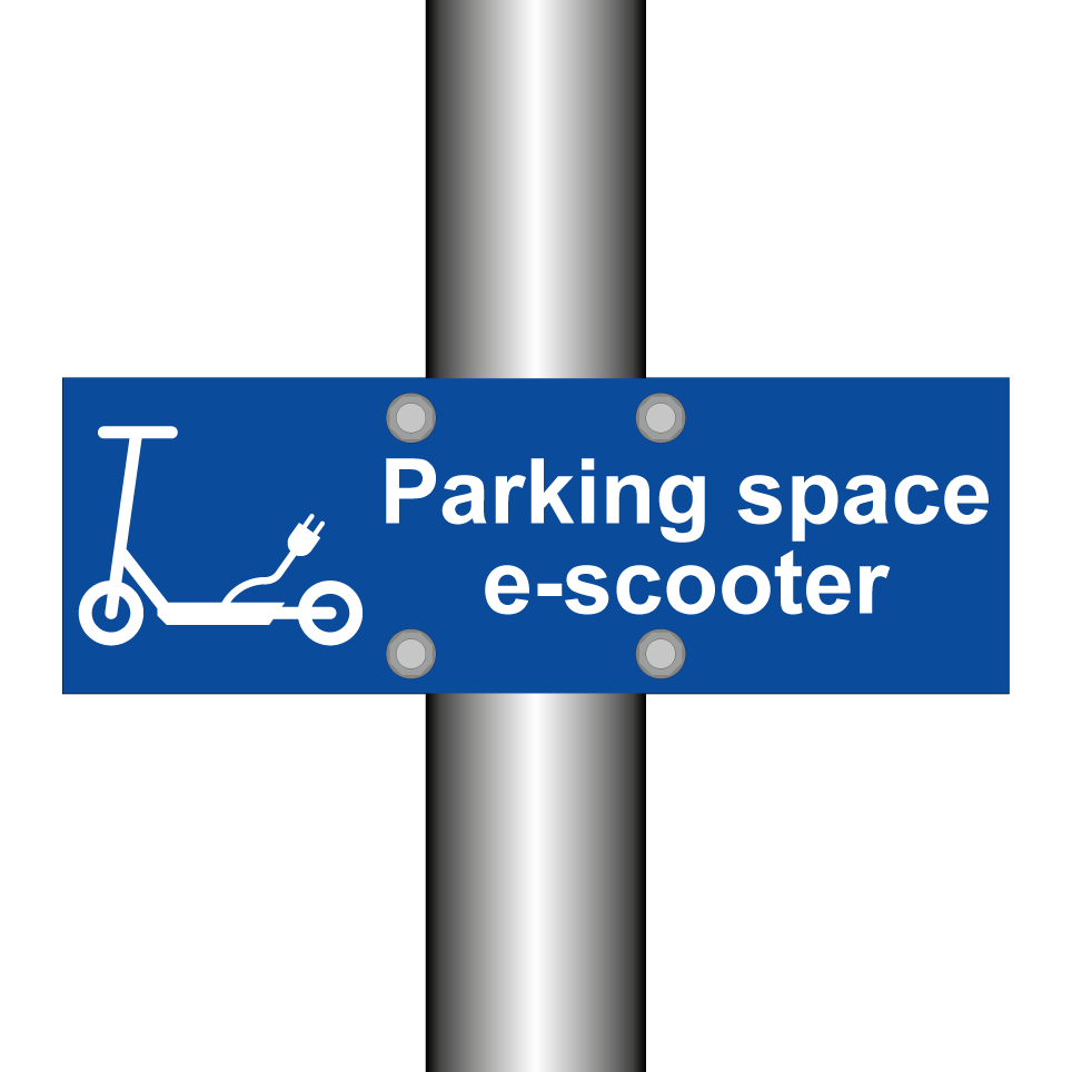 Parking space e-scooter
