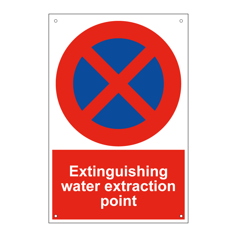 Extinguishing water extraction point