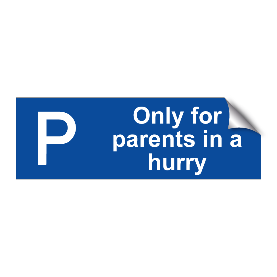 Only for parents in a hurry