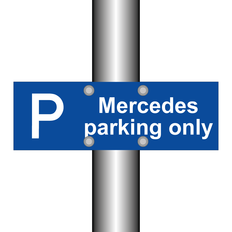 Mercedes parking only