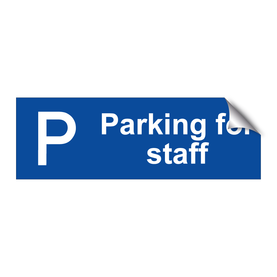 Parking for staff