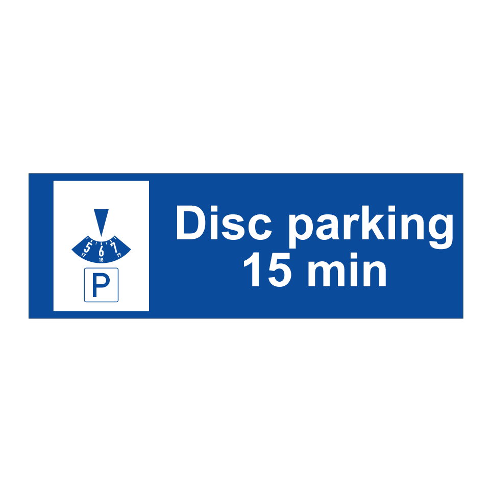 Disc parking 15 min